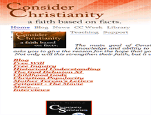 Tablet Screenshot of consider.org